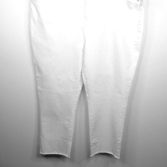 NEW Madewell High Rise Slim Boyjean in Tile White 34 - Picture 3 of 9